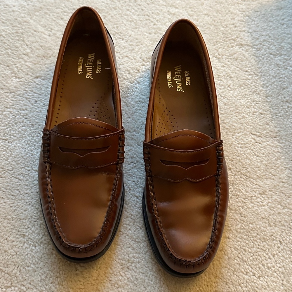 G.H. Bass & Co. Brown Leather Loafers